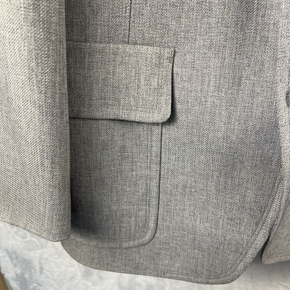 VTG Johnny Carson Concorde Men's Gray Two Piece Suit Size 42R 36 - Picture 6 of 12